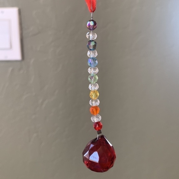 Crystal Chakra Suncatcher Window Hanger - Picture 3 of 5